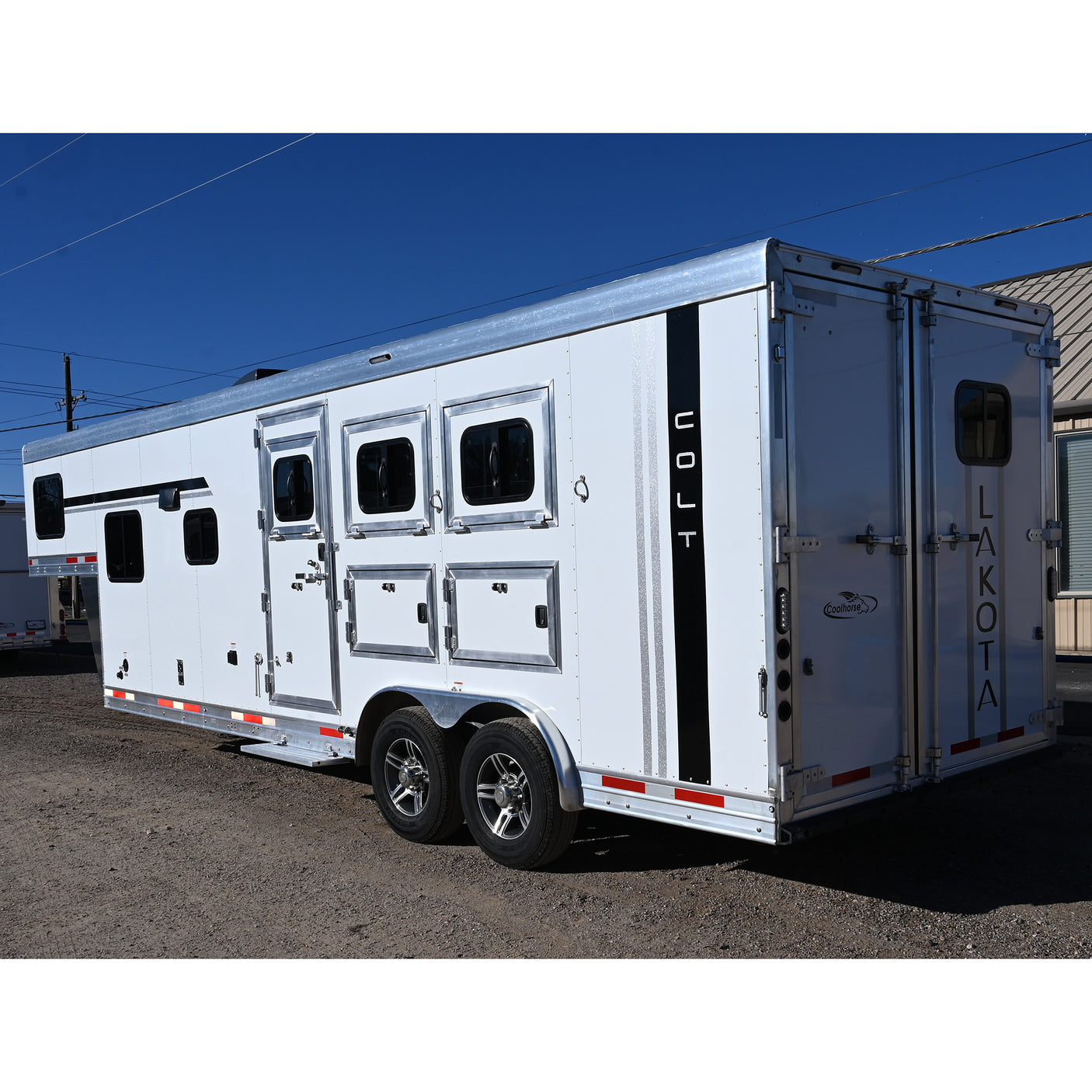 2026 Lakota Colt 3 Horse 9' Living Quarter 8' Wide Horse Trailer