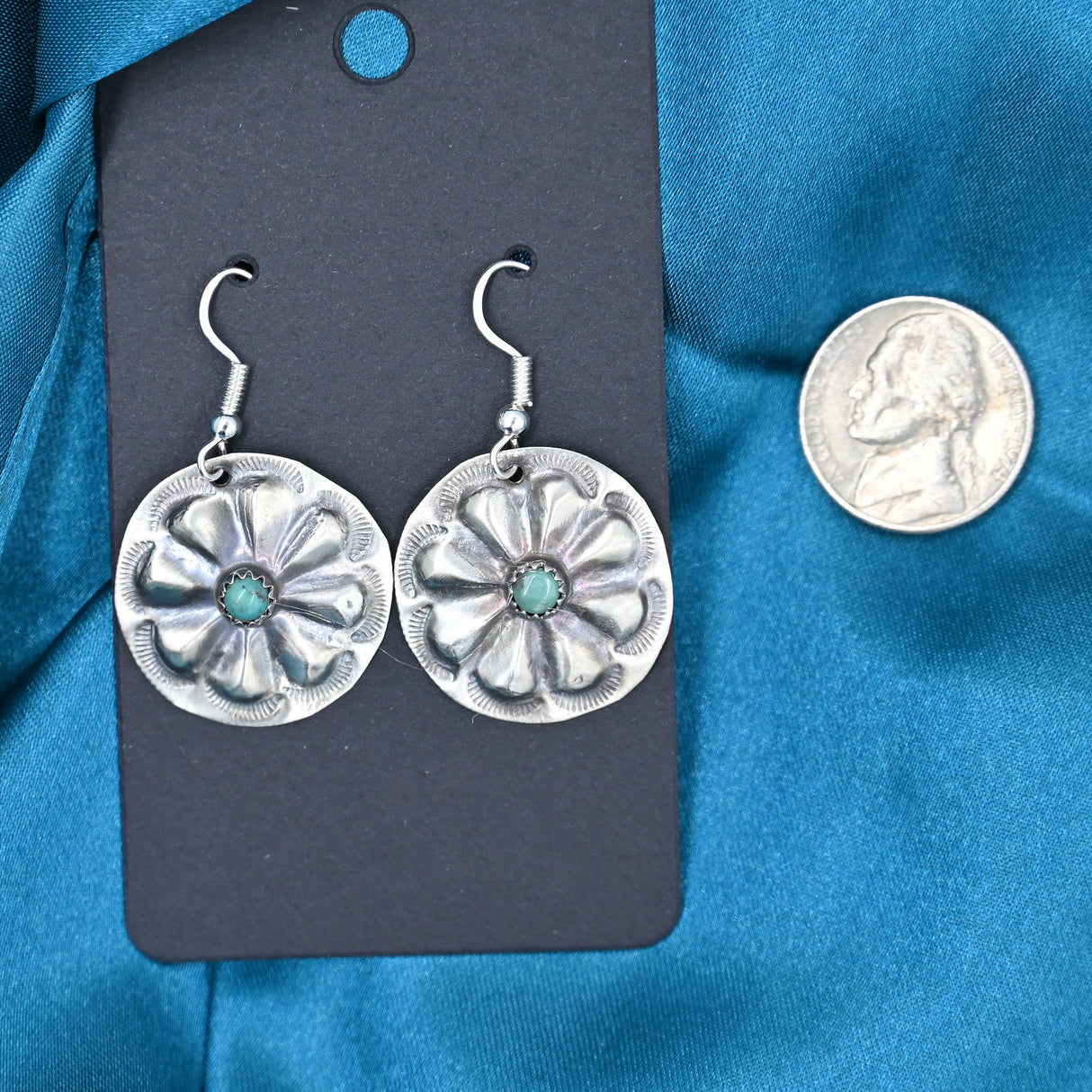 The Rowan Concho Dangle Earrings