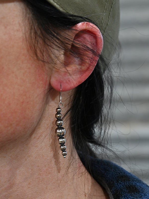 The Braelyn Navajo Pearl Drop Earrings