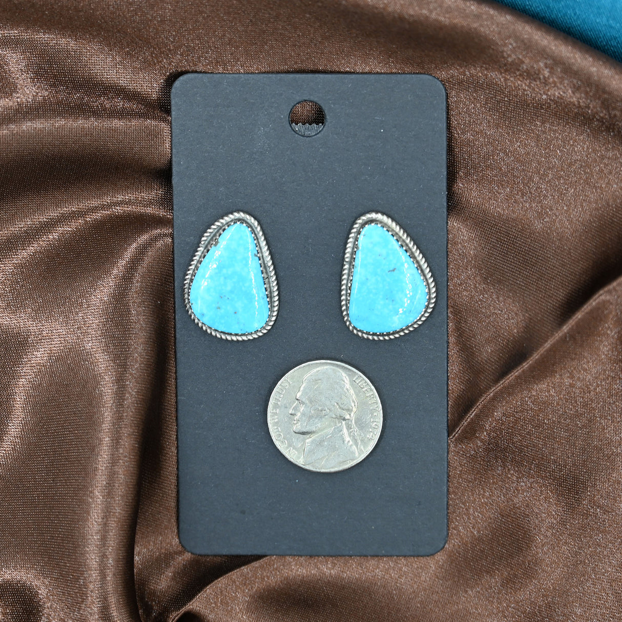 The Brooklyn Triangle Stud Earrings