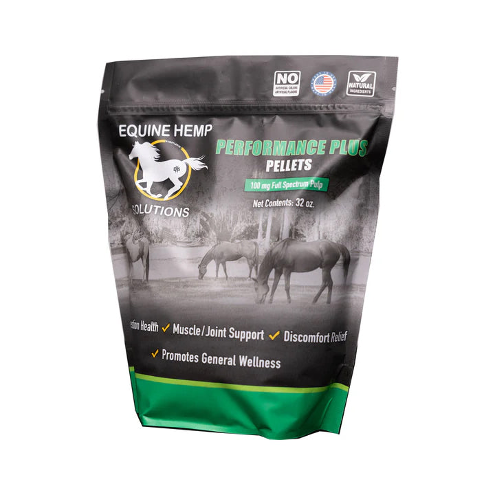 Equine Hemp Solutions Performance Plus 3200mg Pellets- 2lb