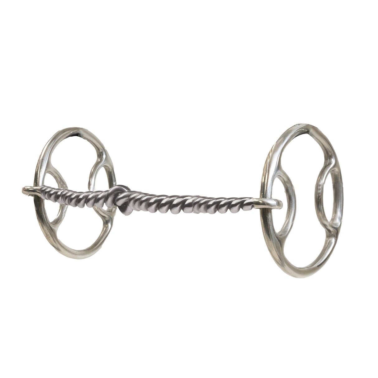 Equisential Fixed O-Ring Twisted Wire Snaffle Bit