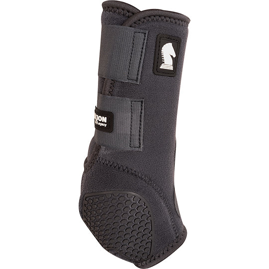 Classic Equine Flexion by Legacy Front Protective Boots- Charcoal