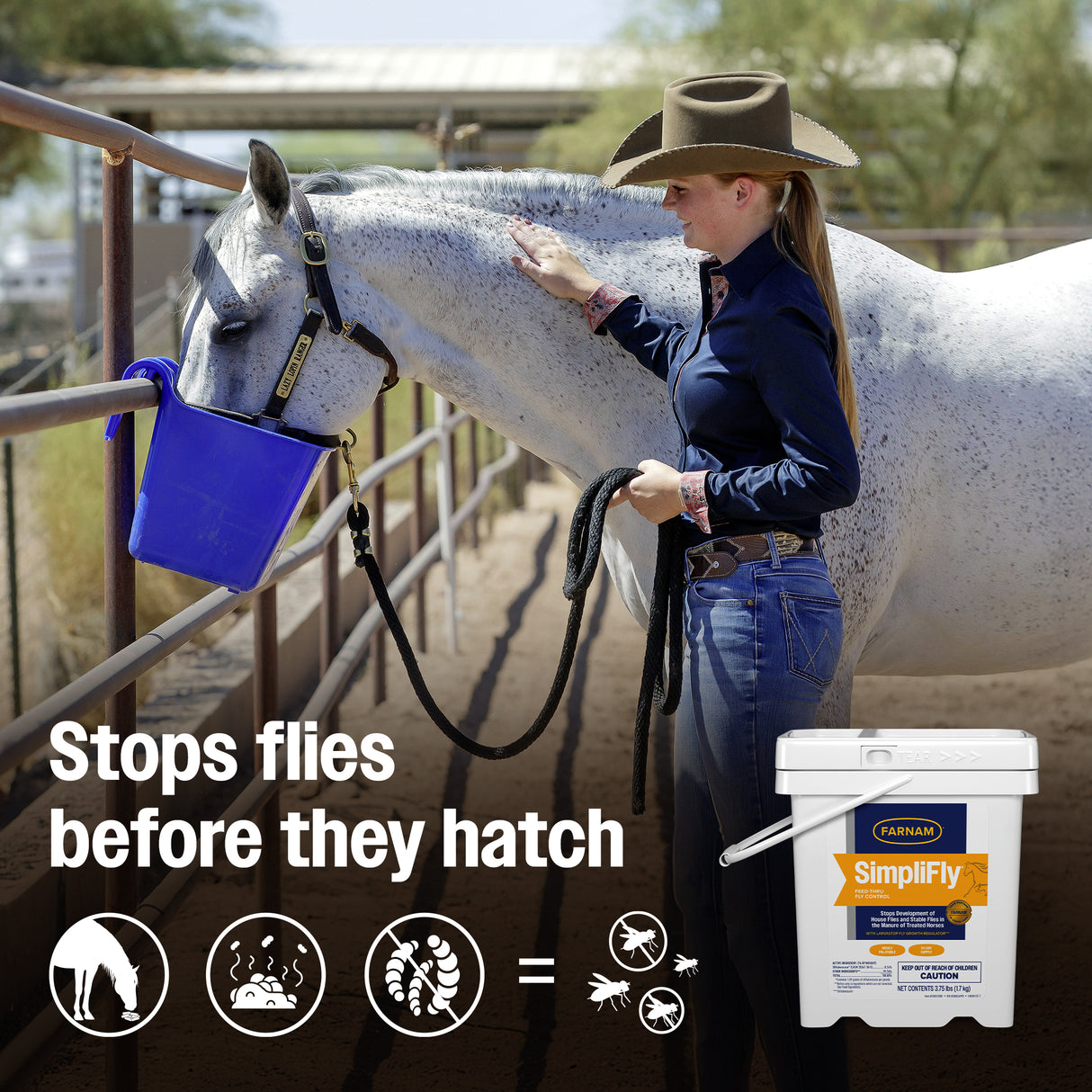 Farnam Simplifly Feed-Thru Fly Control- 3.75lbs