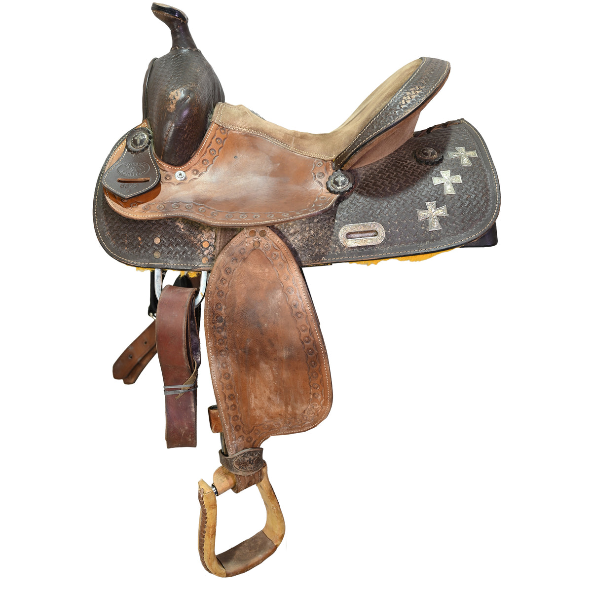 Used 13" Double T Youth Barrel Racing Saddle