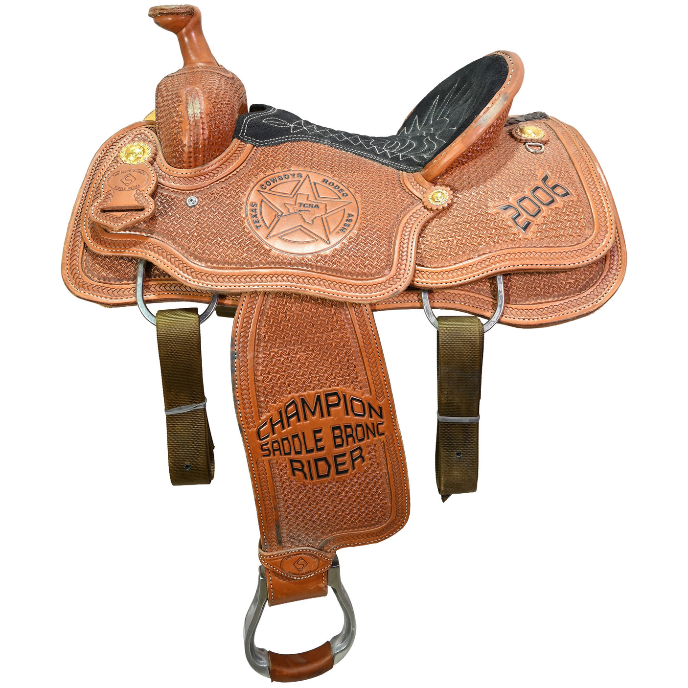 SOLD! Used 14.5" Tod Slone Trophy Team Roping Saddle