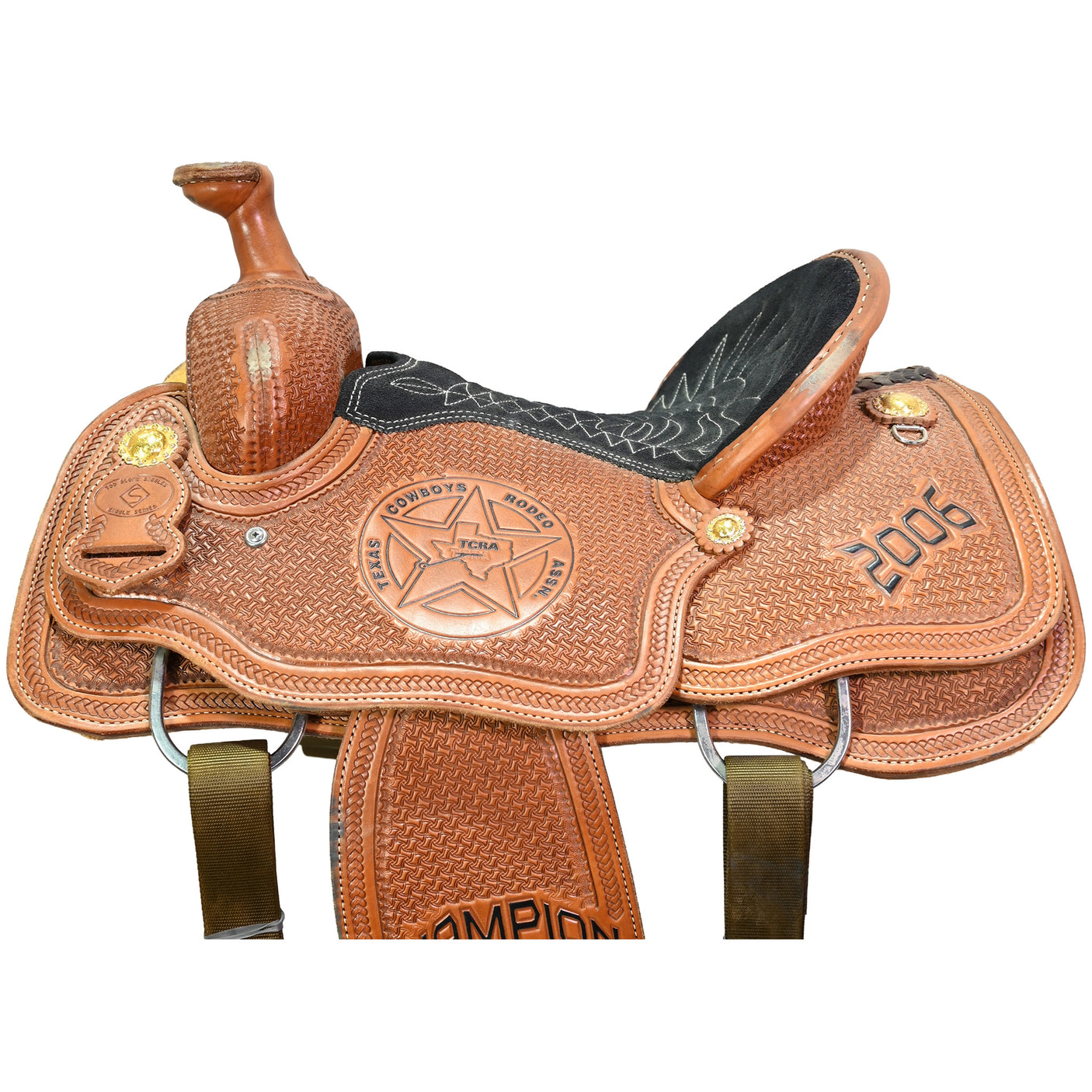 SOLD! Used 14.5" Tod Slone Trophy Team Roping Saddle