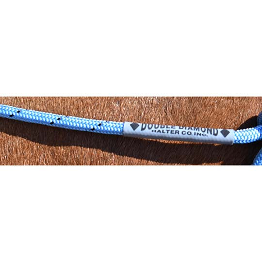 Double Diamond Halter Designed by Buck Brannaman- Light Blue/Black