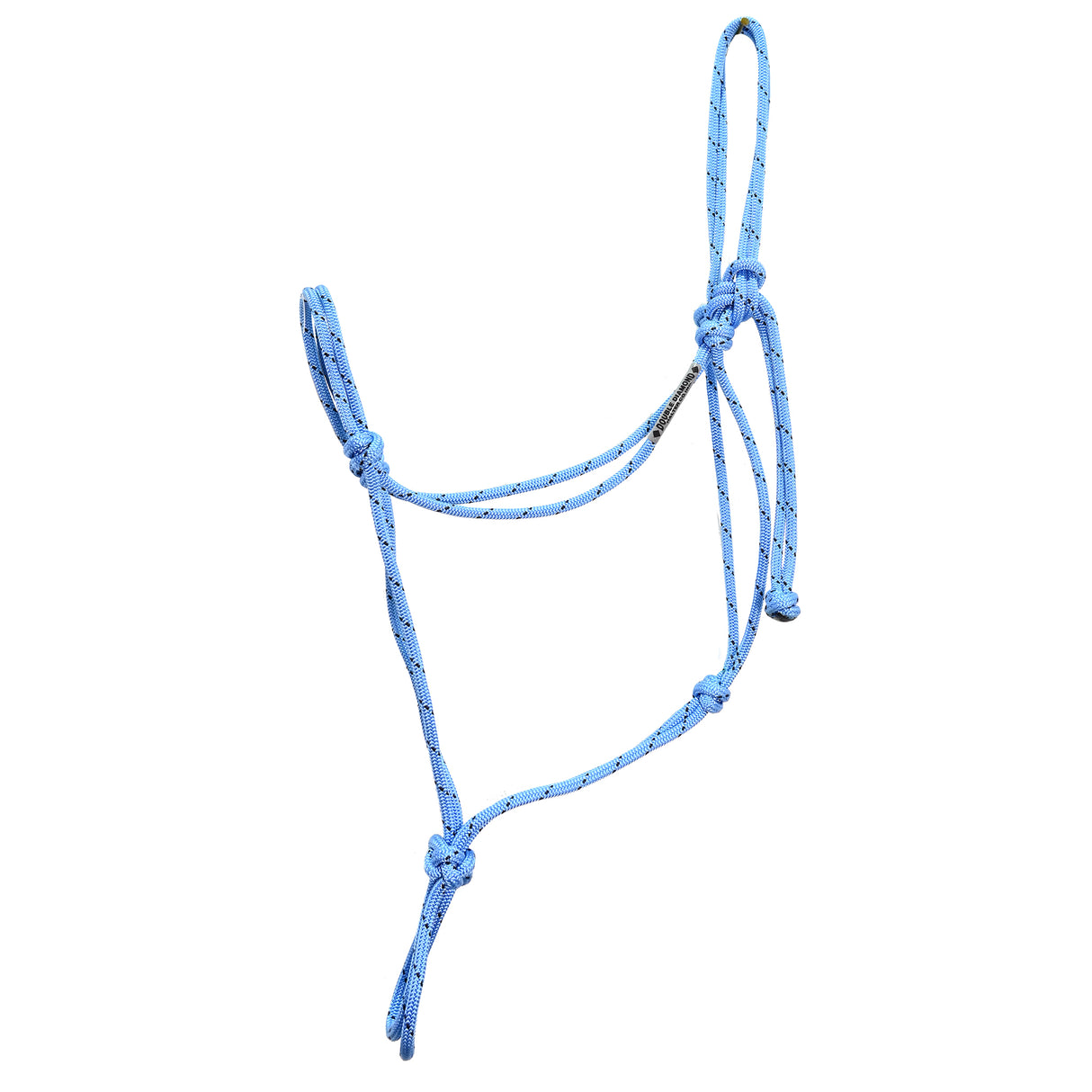 Double Diamond Halter Designed by Buck Brannaman- Light Blue/Black