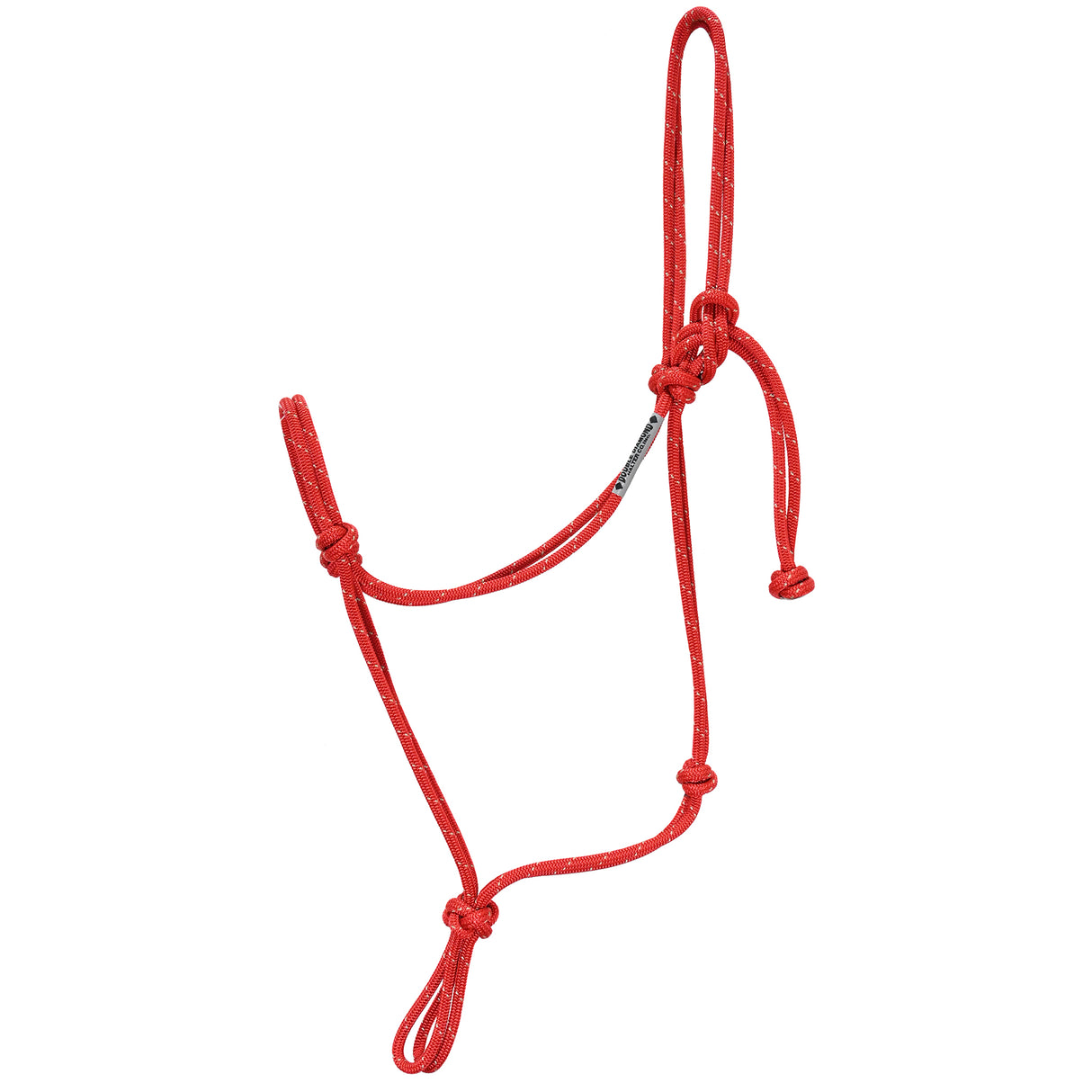 Double Diamond Halter Designed by Buck Brannaman- Red with Tan Tracer