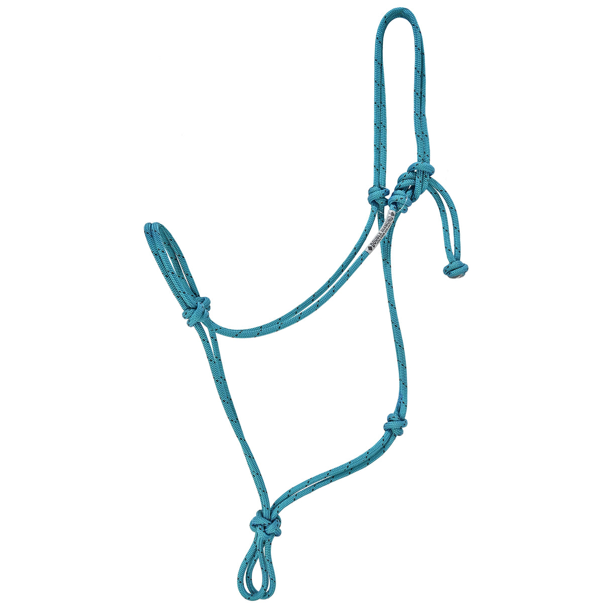 Double Diamond Halter Designed by Buck Brannaman- Teal/Black