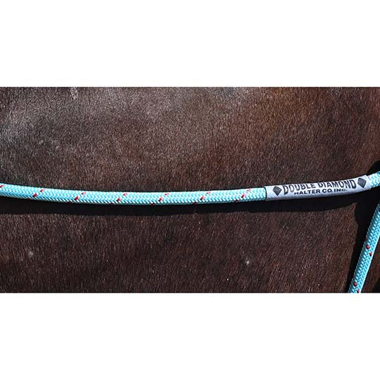 Double Diamond Halter Designed by Buck Brannaman- Turquoise/Red