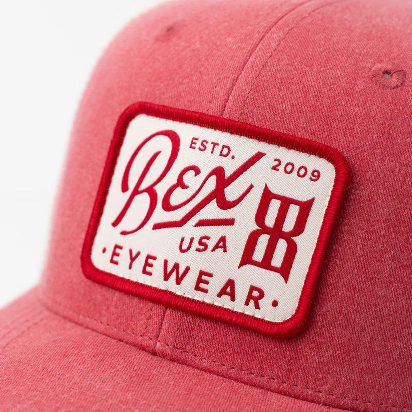 Bex Sunglasses Wyatt Cap- Cranberry/Beige