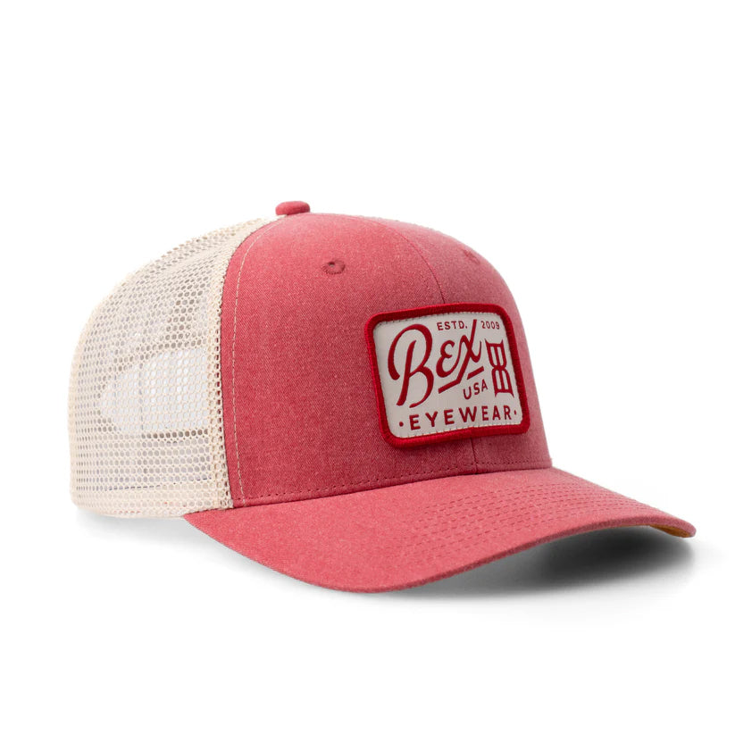 Bex Sunglasses Wyatt Cap- Cranberry/Beige