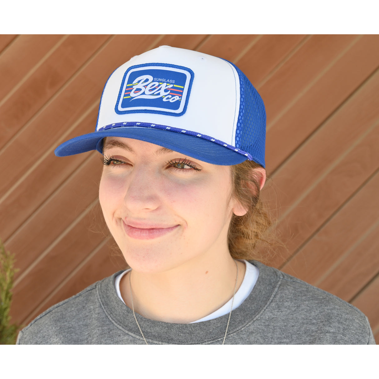 Bex Sunglasses Zuma Cap- Royal/White