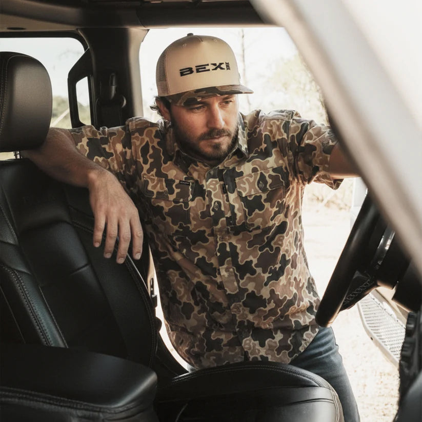 Bex Sunglasses Outrider Cap- Bone/Mohave Camo