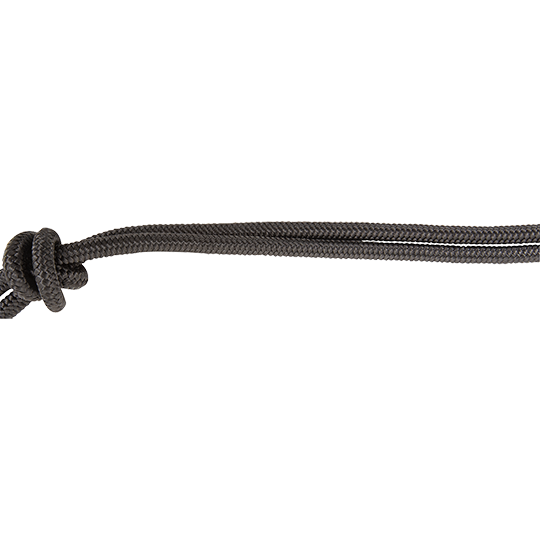 Classic Equine Solid Rope Halter with 9' Lead Rope- Black