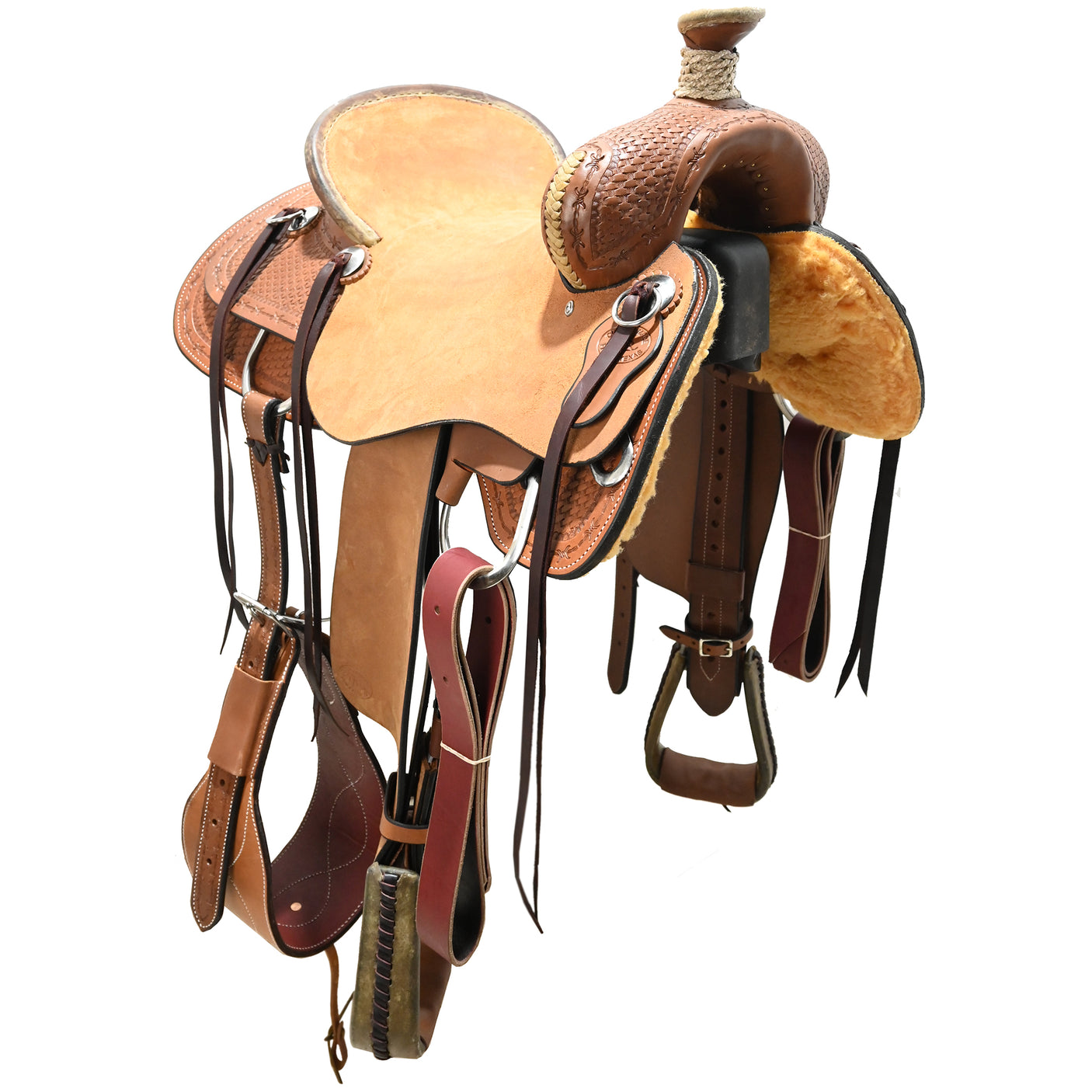SOLD! New! 15.5" HR Custom Ranch Association Saddle