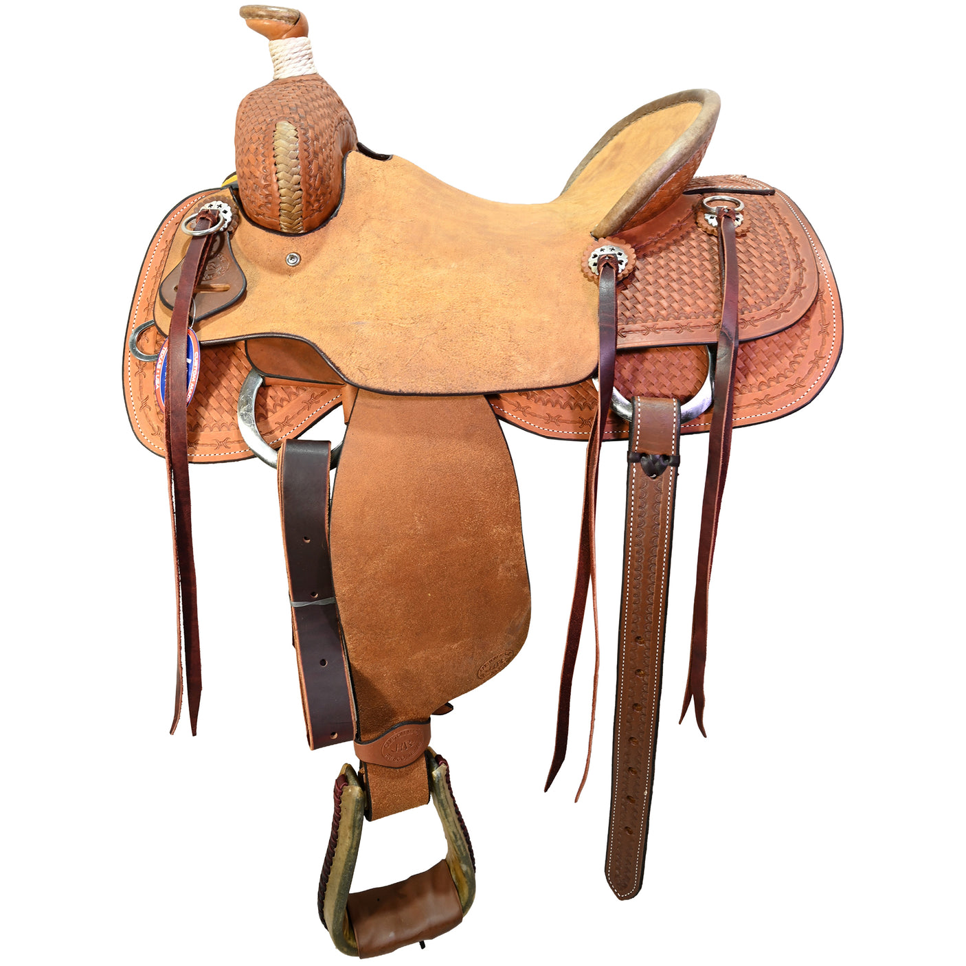 SOLD! New! 15.5" HR Custom Ranch Association Saddle