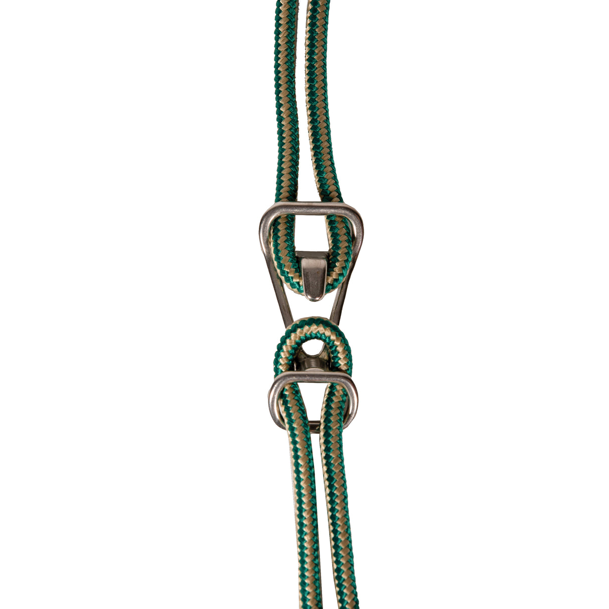 Professional's Choice Easy On Rope Halter with Lead Rope- Emerald