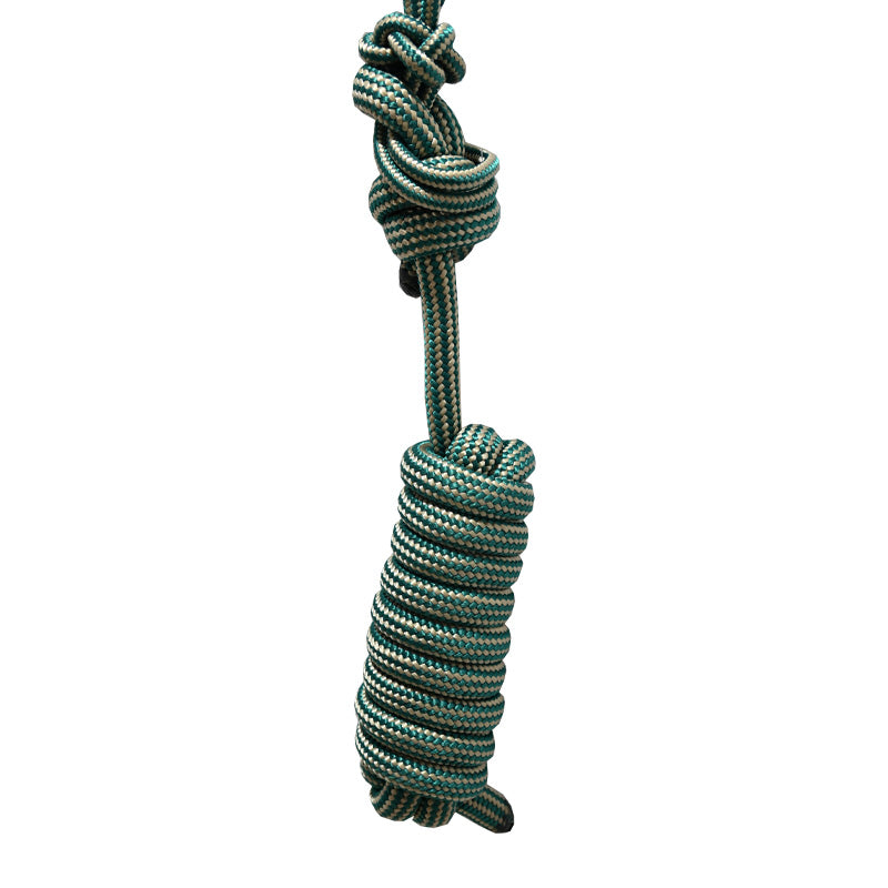 Professional's Choice Easy On Rope Halter with Lead Rope- Emerald
