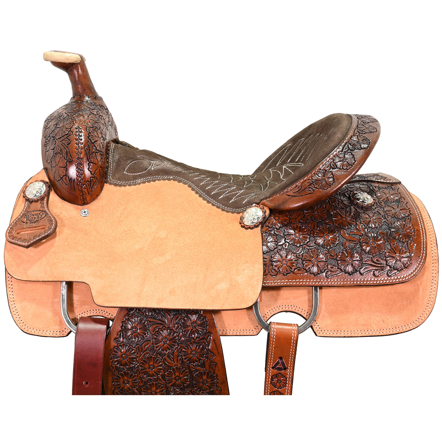 New! 15" Silver Royal by Tough-1 Holbrook Roping Saddle