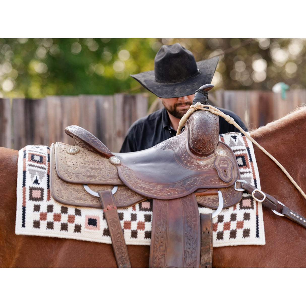 Professional's Choice Show Saddle Blanket- Cream