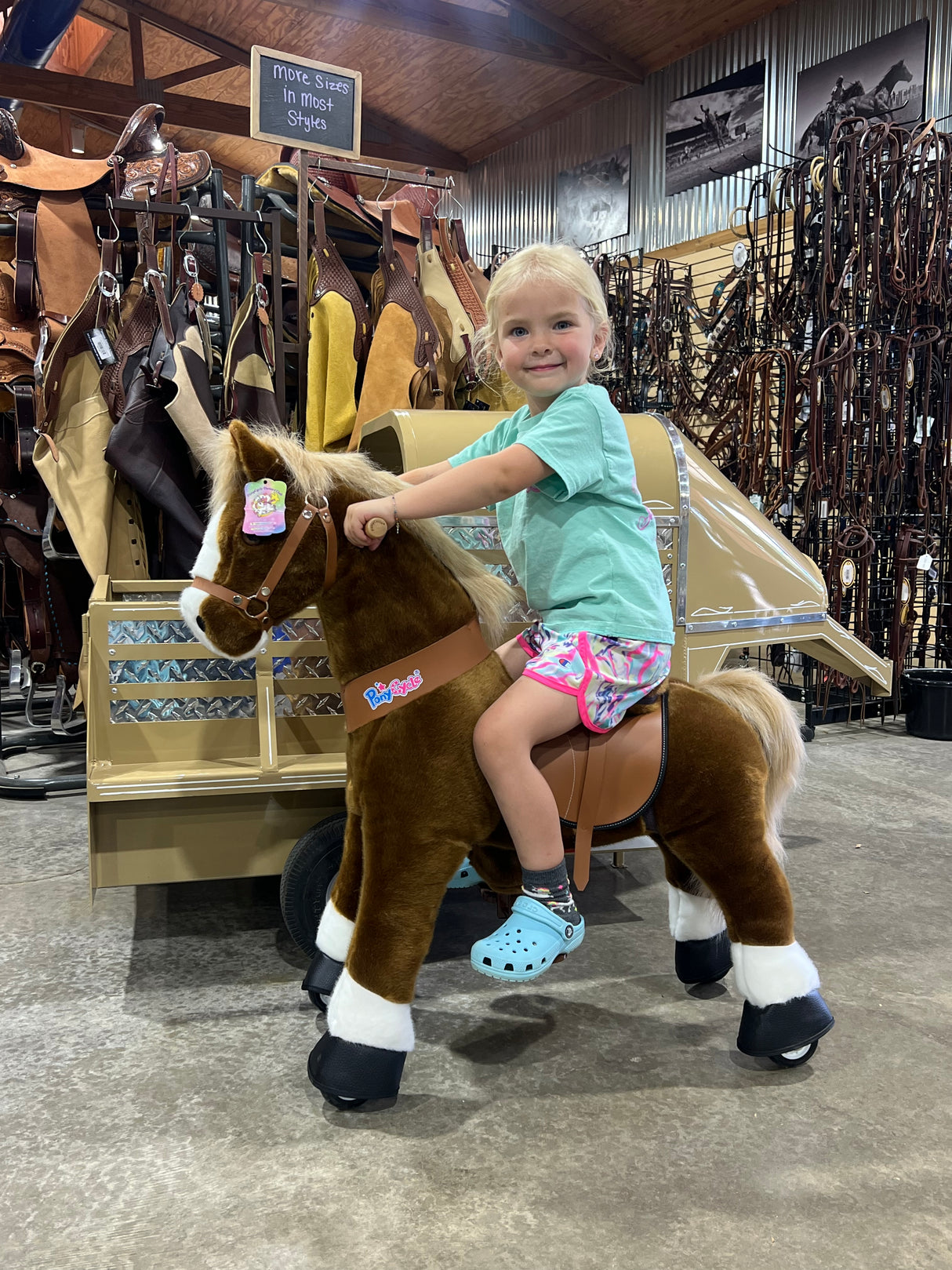 Pony Cycle Brown Horse-Model U