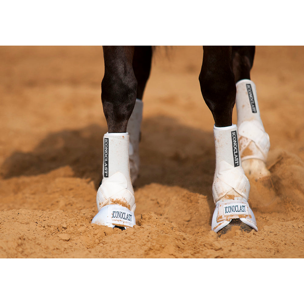 Iconoclast Front and Hind Orthopedic Boot Combo Pack- White