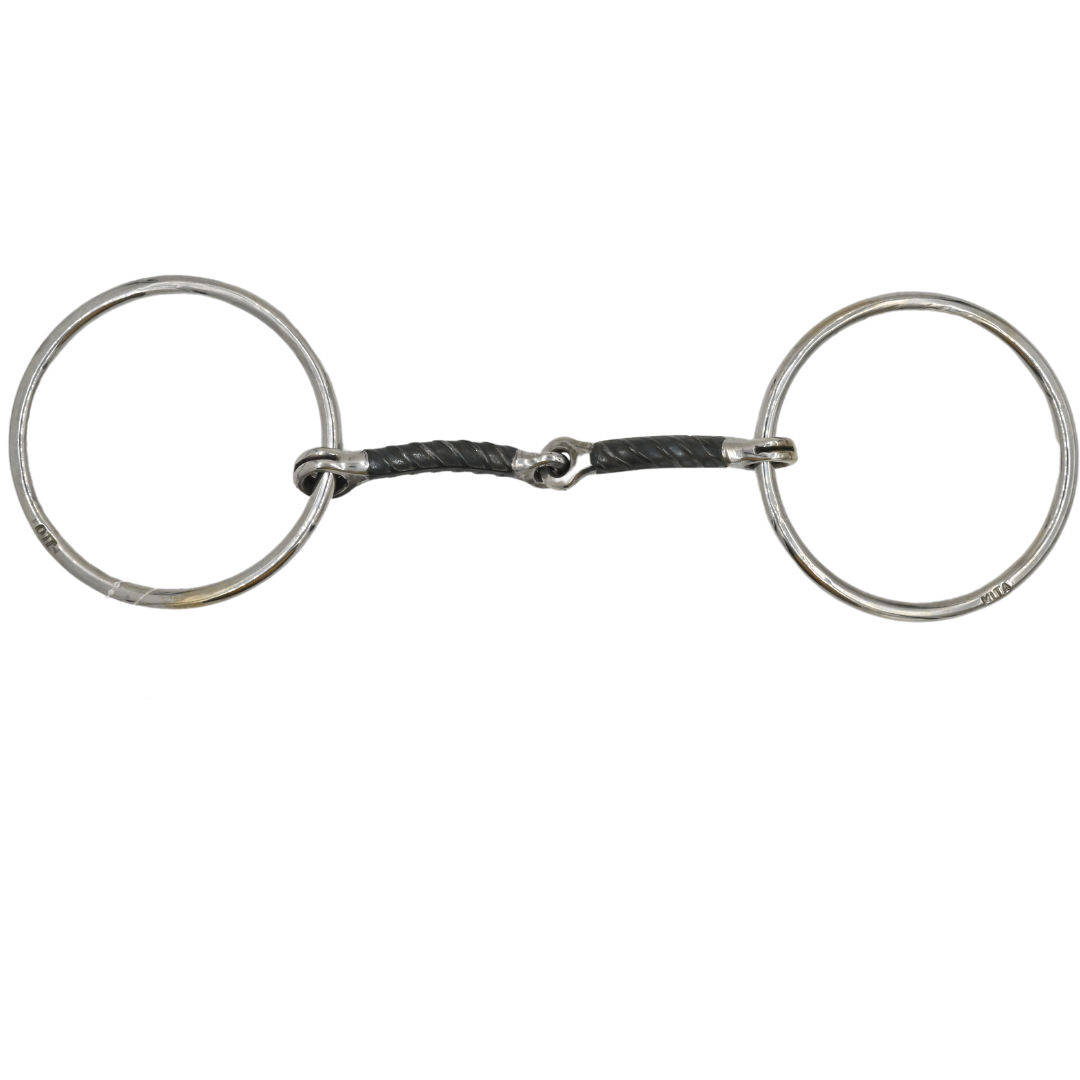 Jerry Beagley Rebar Mouth O-Ring Snaffle Bit