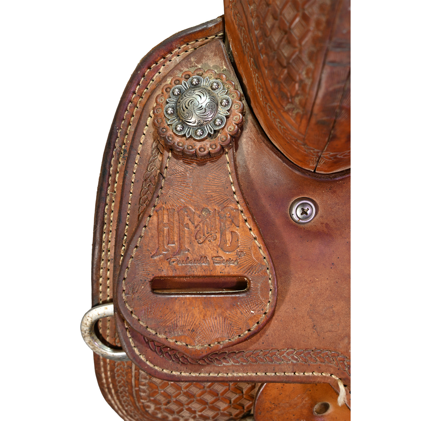 Used 16" HF&C Panhandle Series Trophy Team Roping Saddle