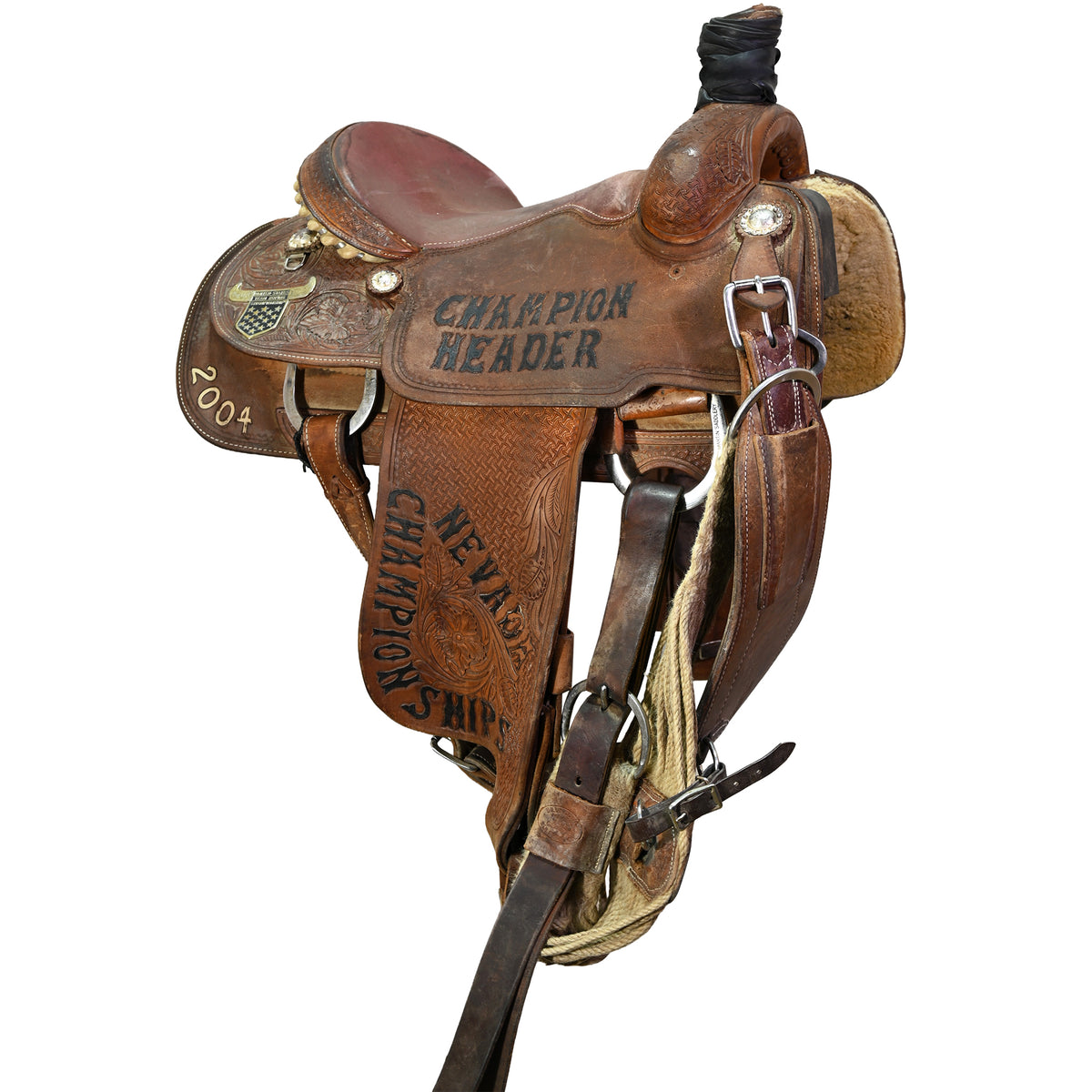 Used 14.5" Martin Trophy Team Roping Saddle