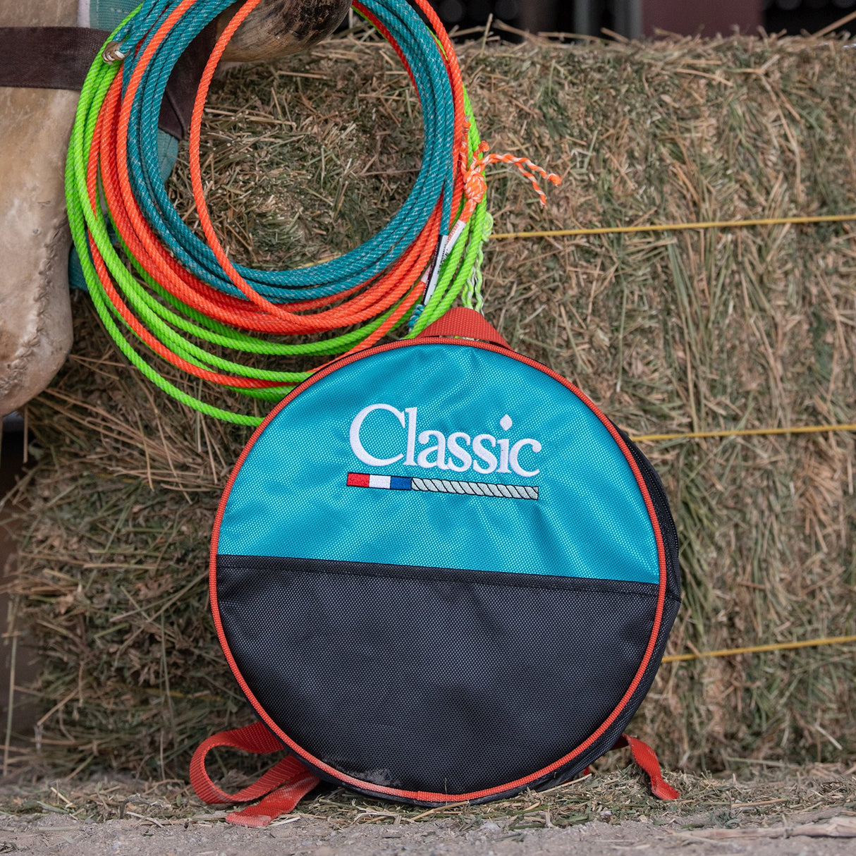 Classic Ropes Kid Rope Bag- Aqua/Black