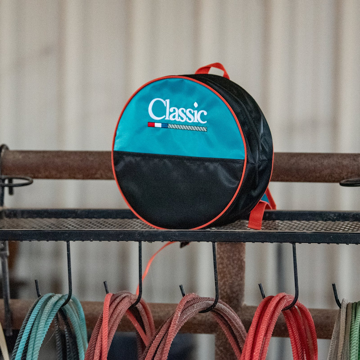 Classic Ropes Kid Rope Bag- Aqua/Black