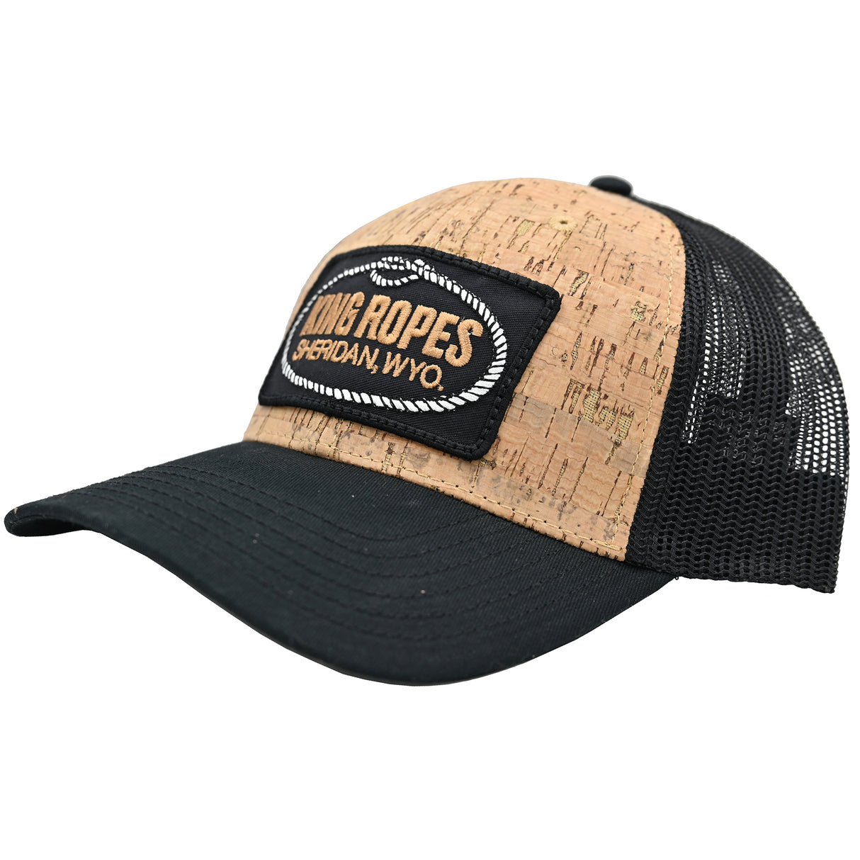 King Ropes Cork and Black Mesh Snapback Cap