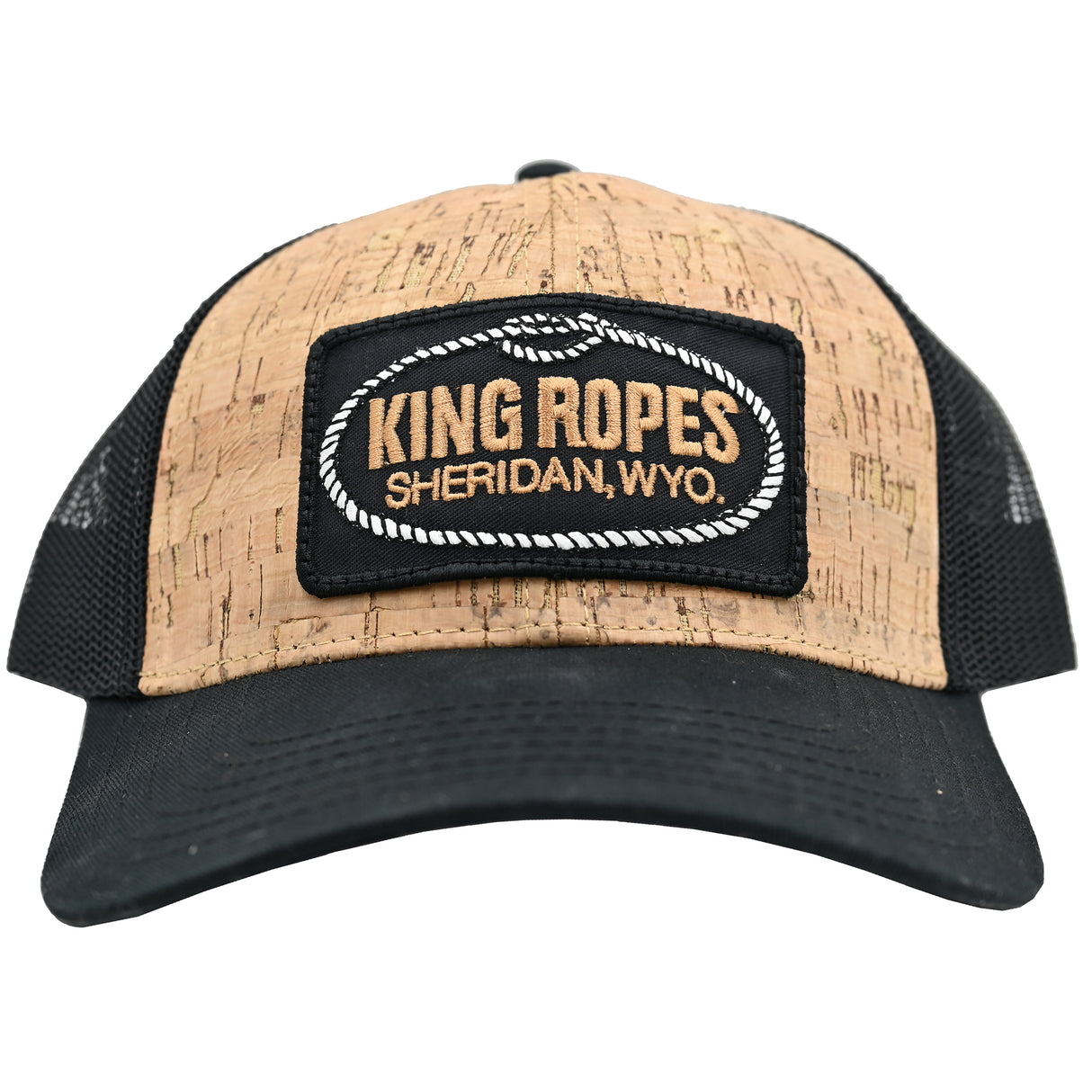 King Ropes Cork and Black Mesh Snapback Cap