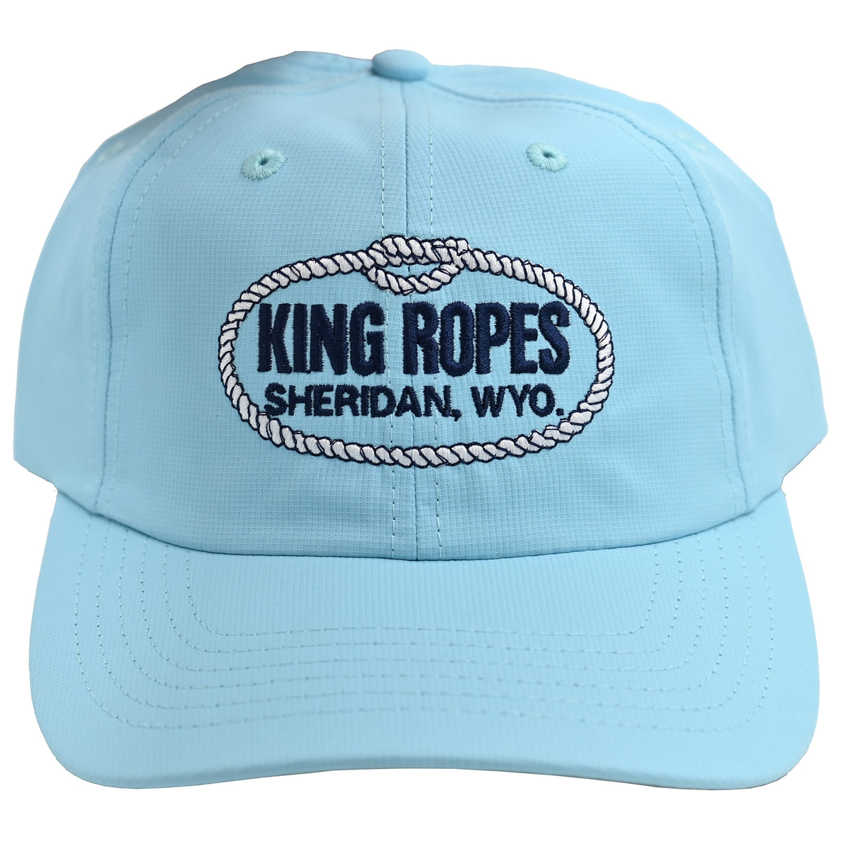 King Ropes Baby Blue Small Fit Performance Ponytail Cap