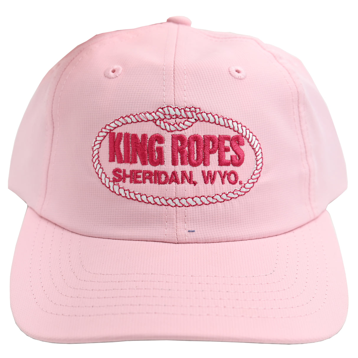 King Ropes Baby Pink Small Fit Performance Ponytail Cap