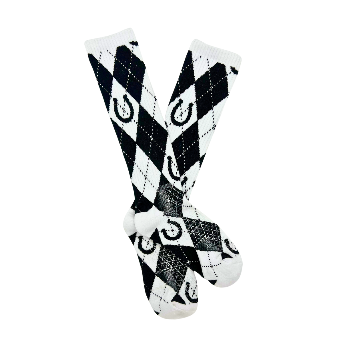 Lucky Chuck Lucky Argyle Western Performance Socks