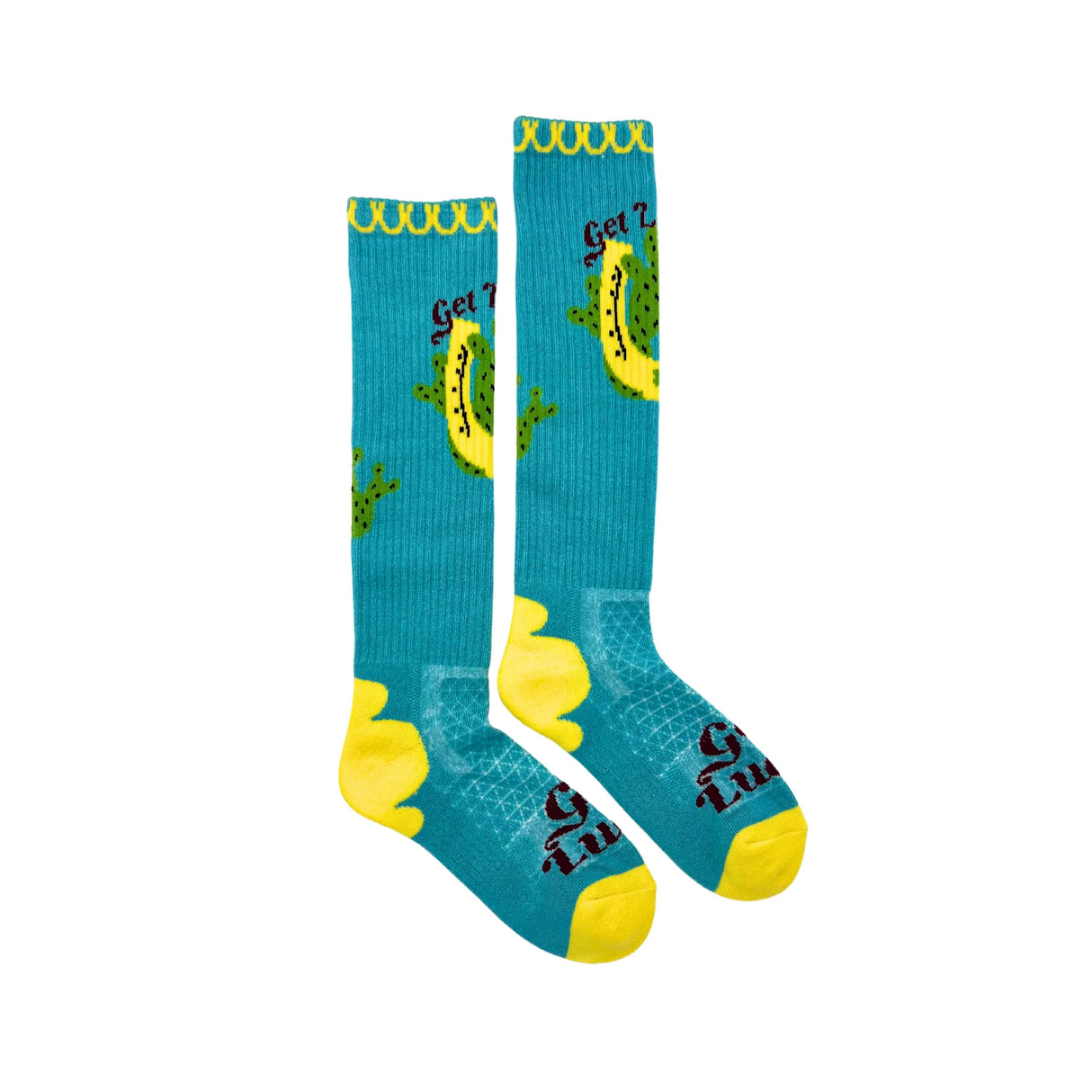 Lucky Chuck Get Lucky Aqua Performance Socks