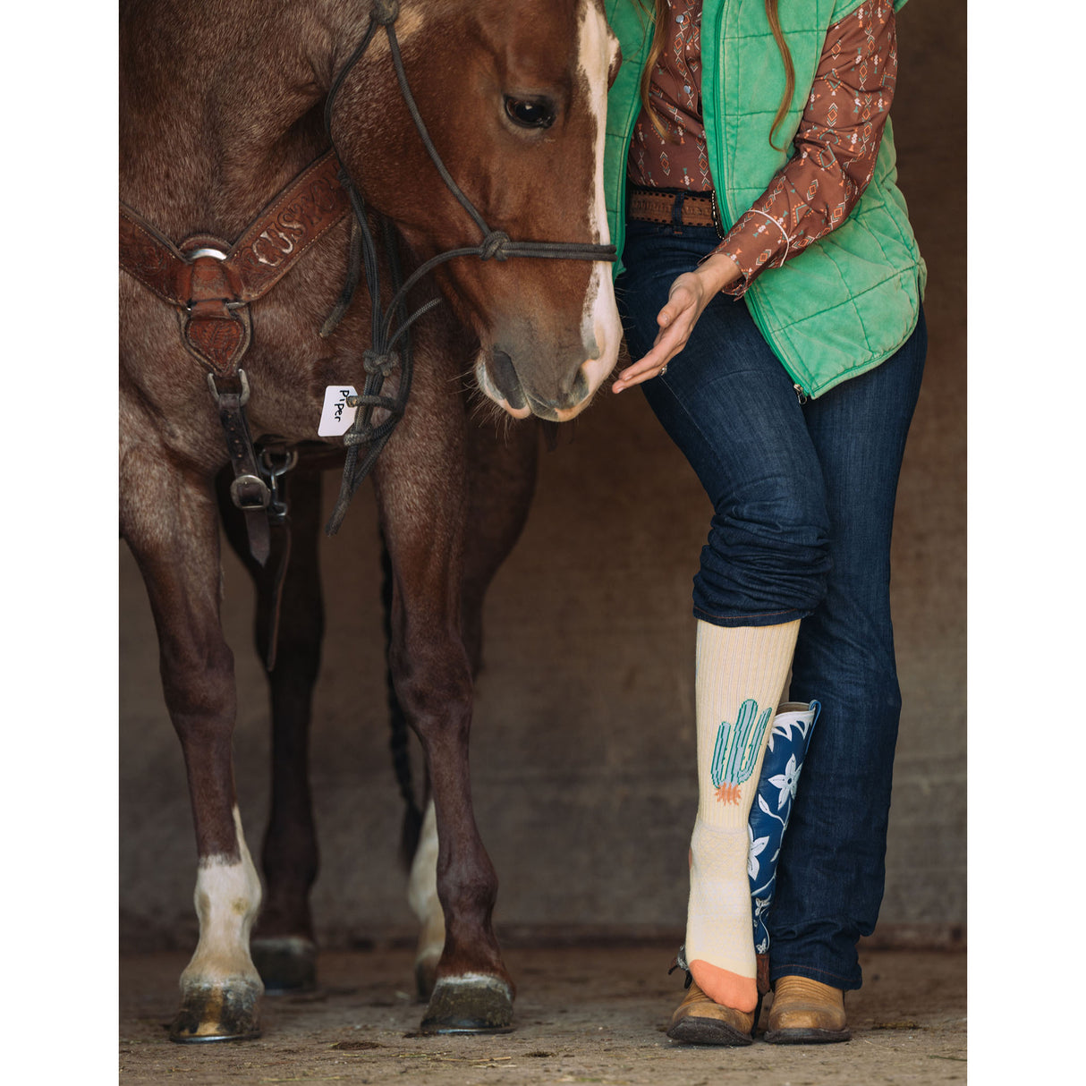 Lucky Chuck Desert Spirit Western Performance Socks