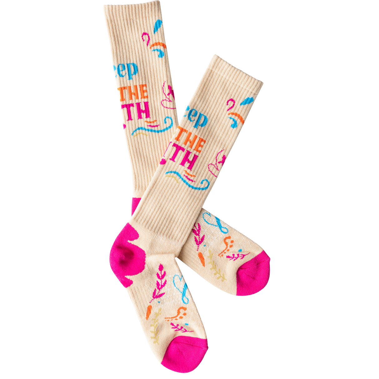 Lucky Chuck Keep the Faith Western Performance Socks