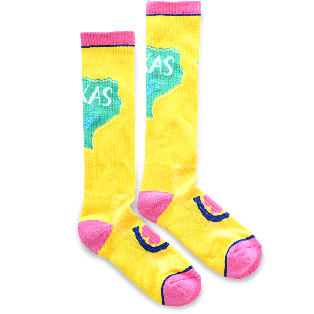 Lucky Chuck Texas Y'all Western Performance Socks