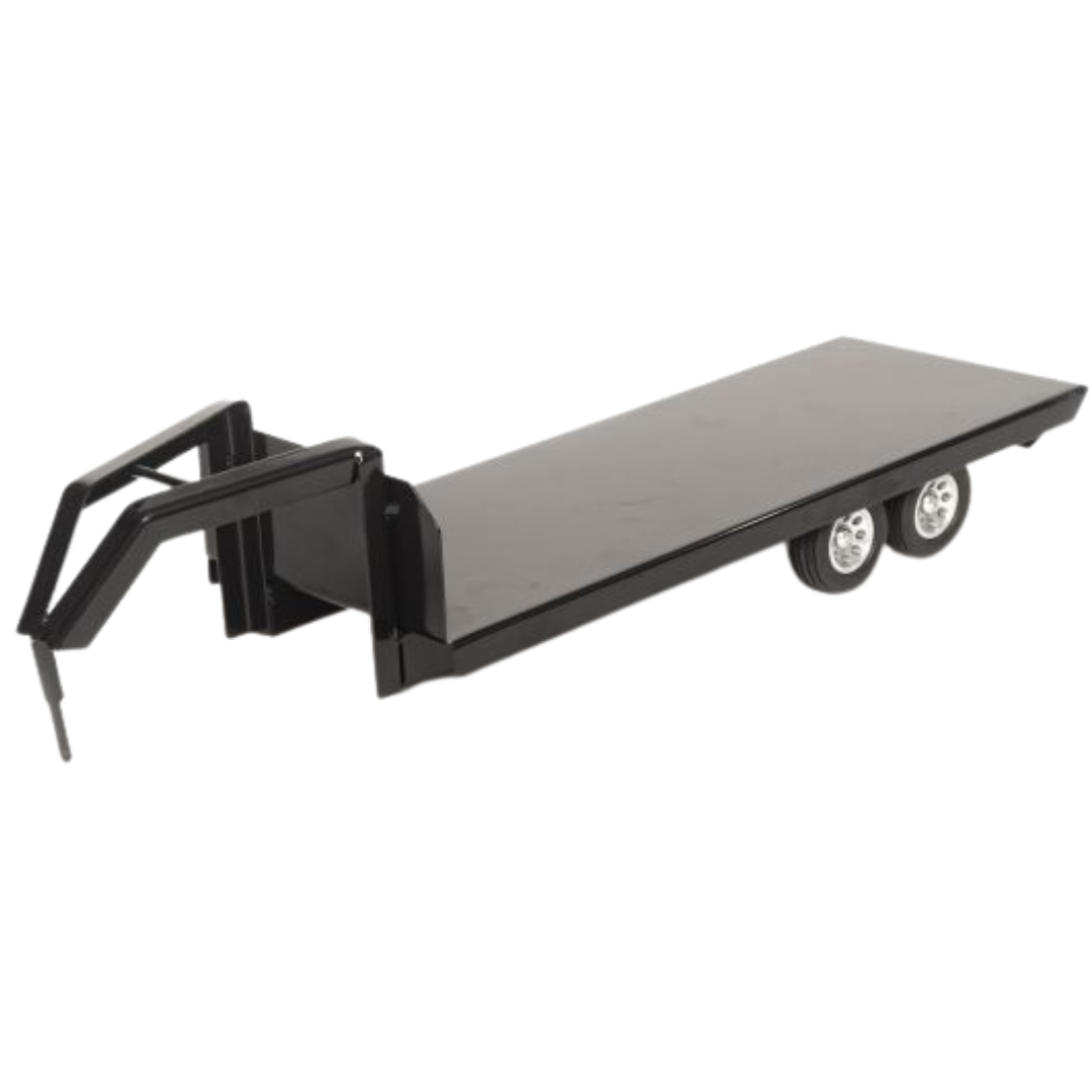 Little Buster Toys Black Gooseneck Flatbed Trailer