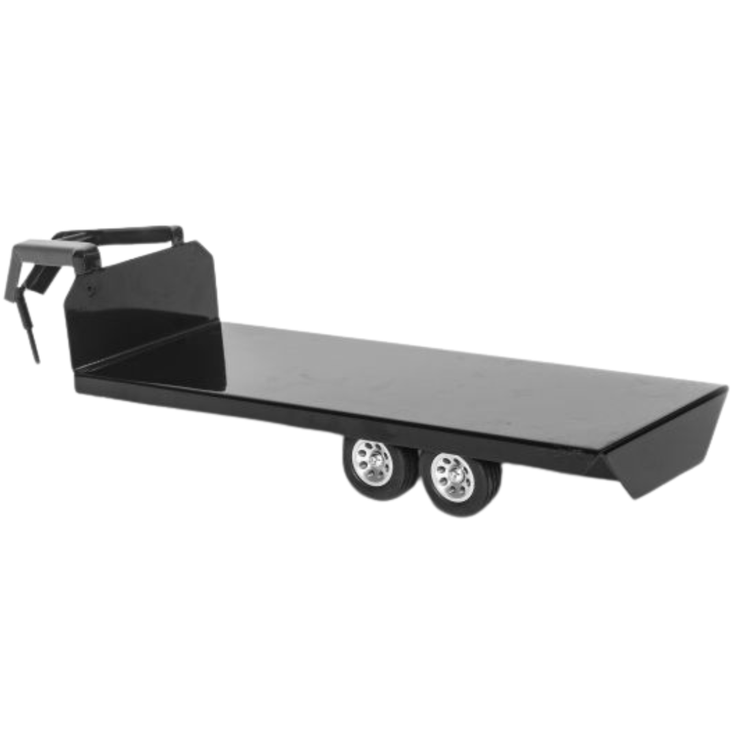 Little Buster Toys Black Gooseneck Flatbed Trailer