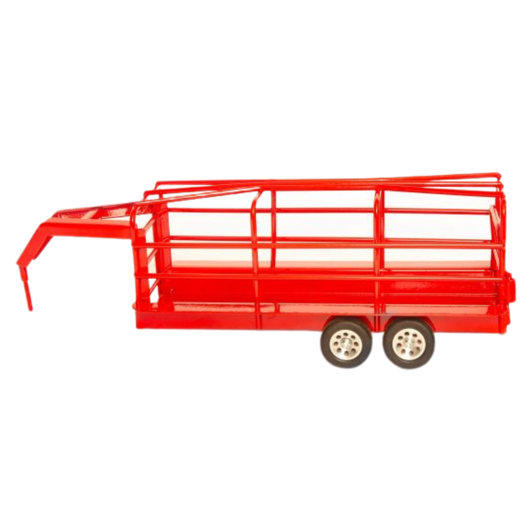 Little Buster Toys Red Gooseneck Ranch Trailer