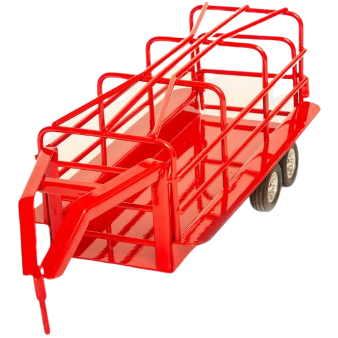 Little Buster Toys Red Gooseneck Ranch Trailer