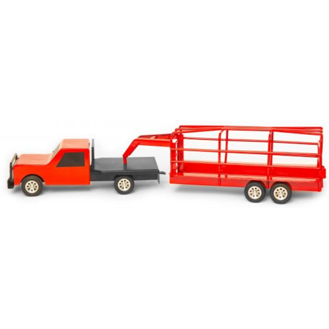 Little Buster Toys Red Gooseneck Ranch Trailer