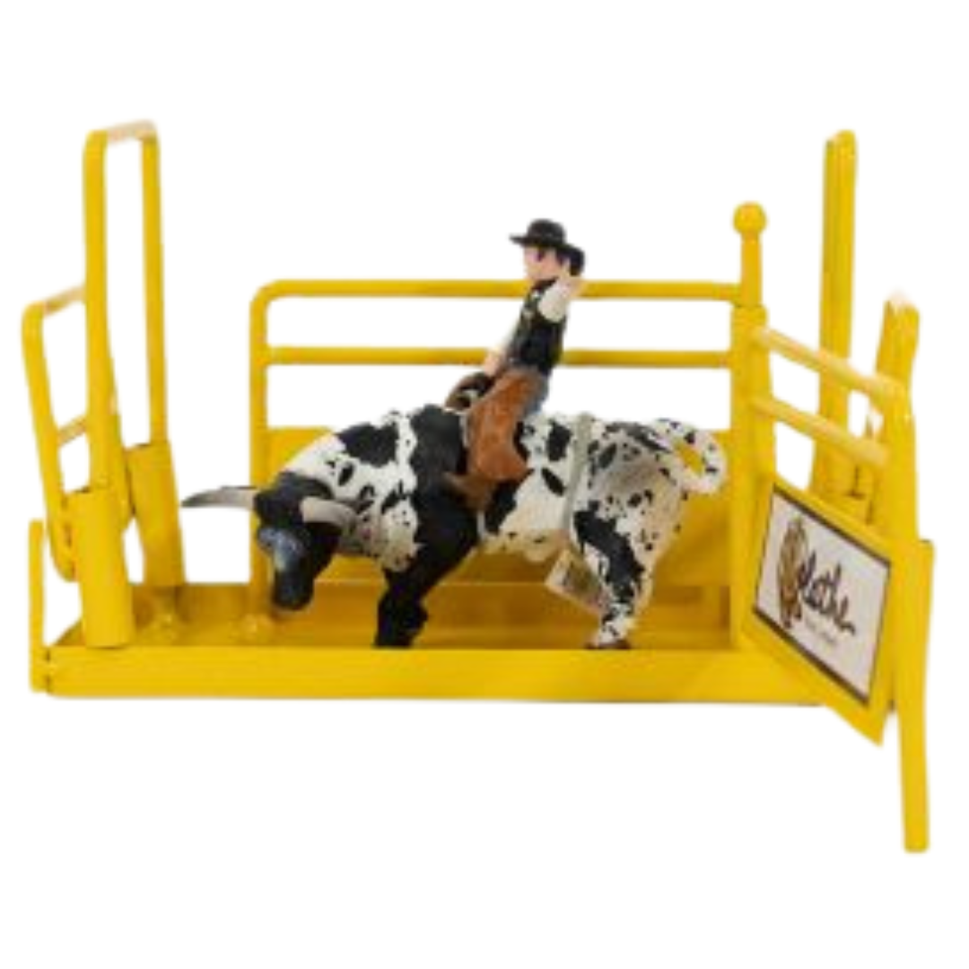 Little Buster Toys Single Yellow Bucking Chute