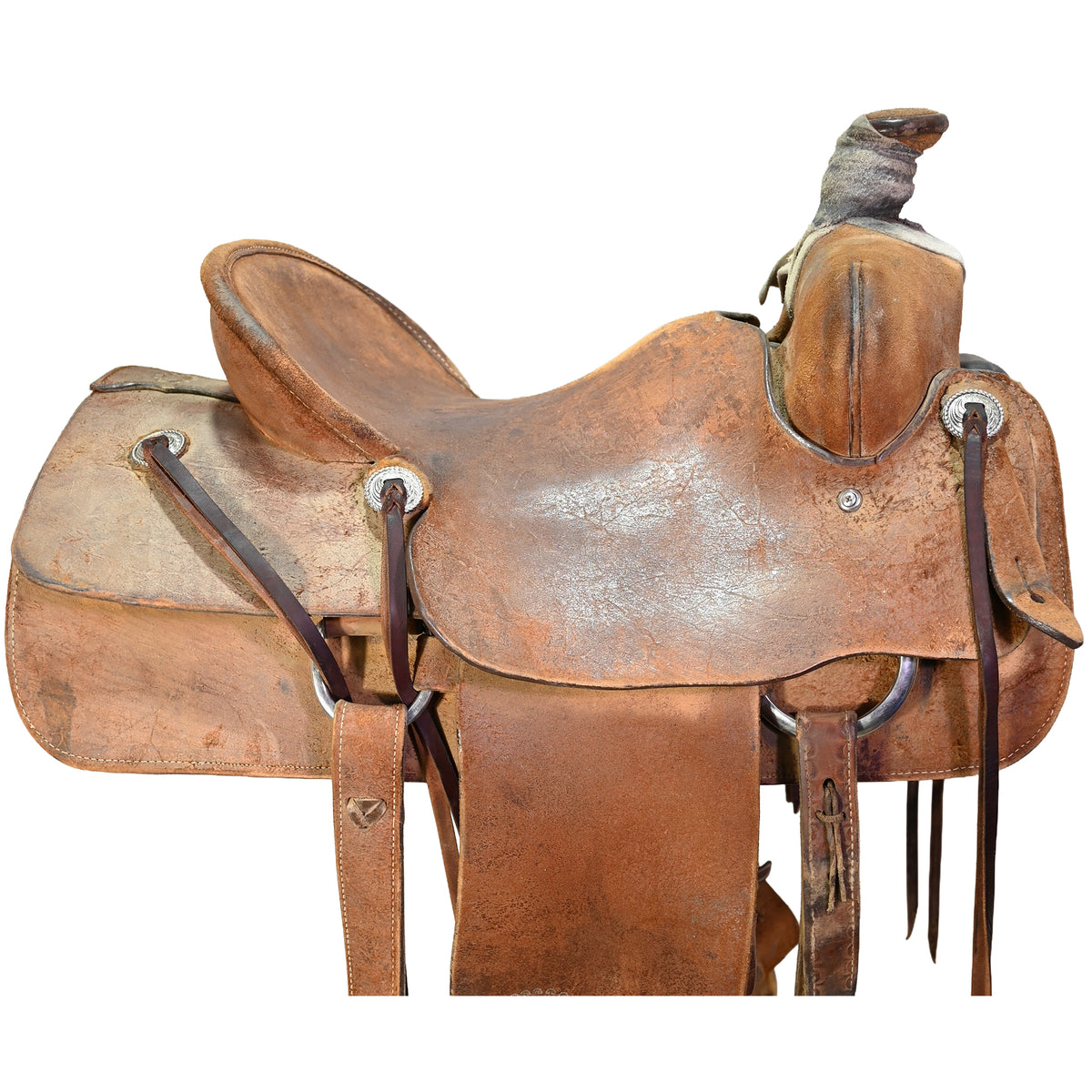 Used 15.5" Mike Terry Ranch Roping Saddle